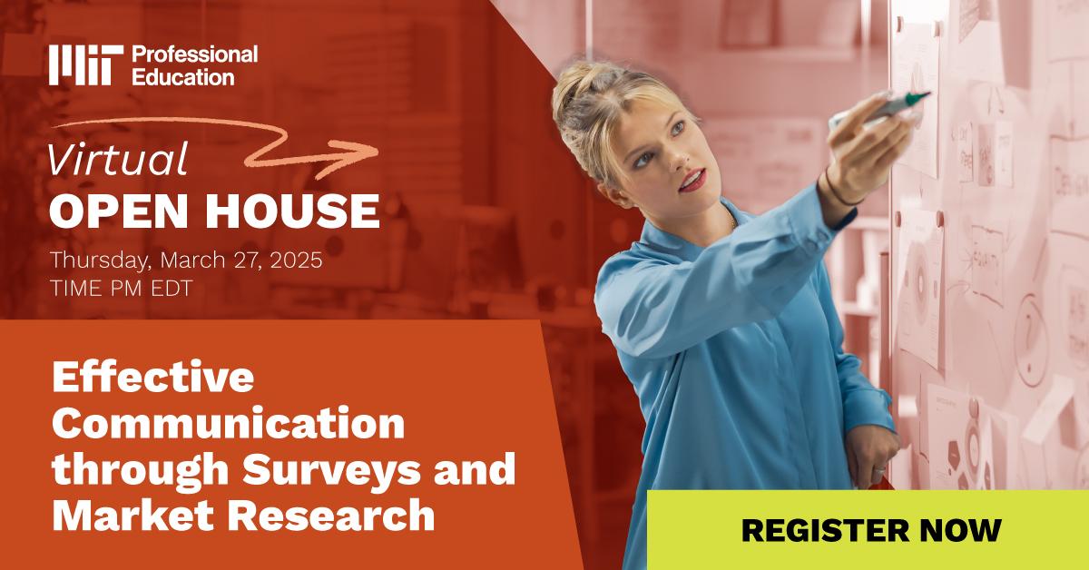 Effective Communication Through Surveys and Market Research Open House 
